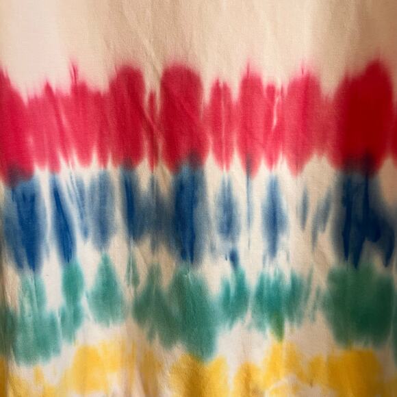 Lola & the Boys - Dip Dye Tie Dye Ruffle Sweatshirt - Girl’s Size M - Picture 5 of 7